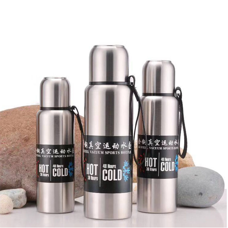 Double Wall Stainless Steel Vacuum Bottle Double Insulated Water Bottle